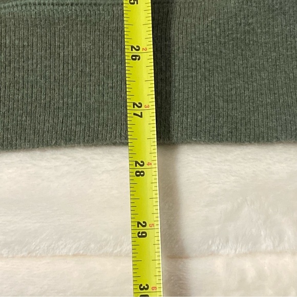 CHAMPION / Heathered Green Hooded Sweatshirt Size L - Picture 8 of 9